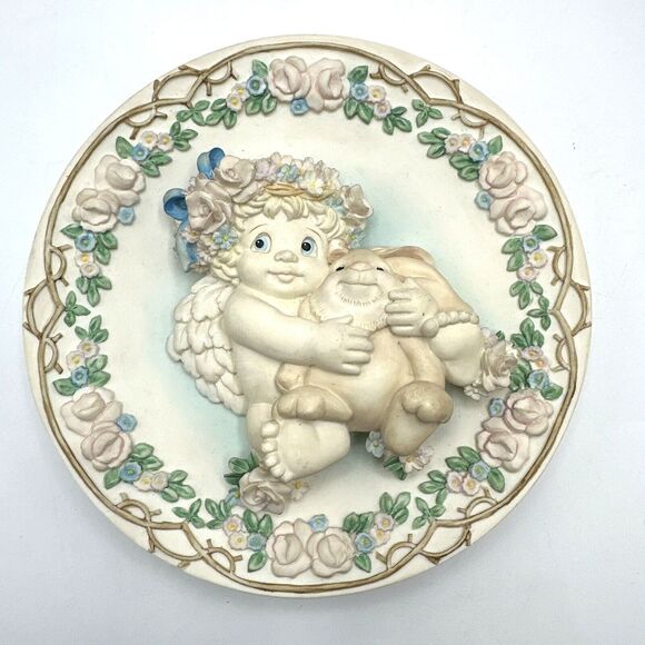 Hamilton Dreamsicles Sculptural Plate "Hug from the Heart" VINTAGE 1995 - Picture 1 of 7